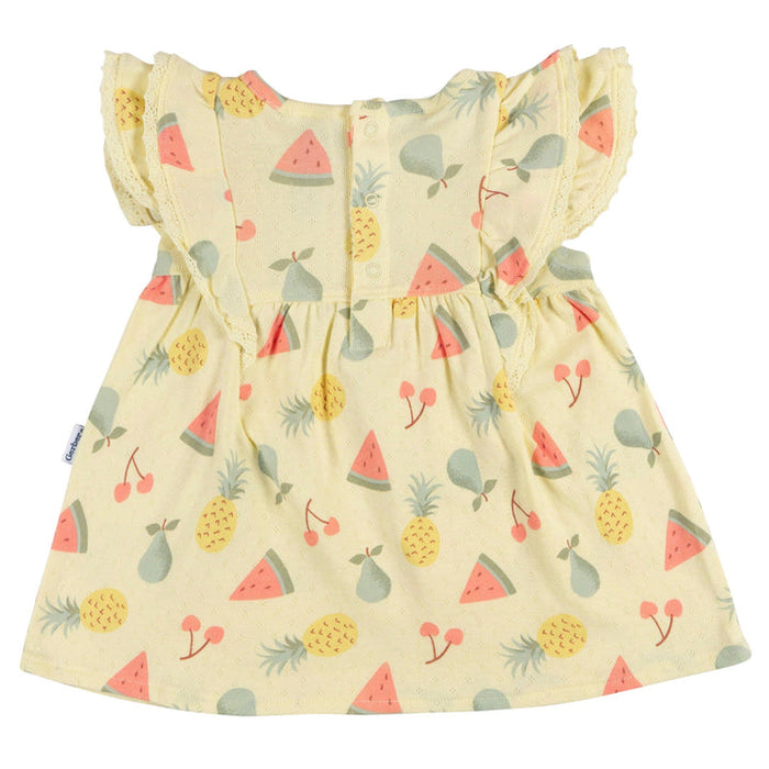 Gerber 2-Piece Baby Girls Fruit Dress & Diaper Cover Set, 6-9 Months (433397 G01 NB2 6/9)
