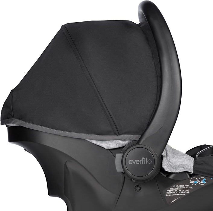 Evenflo LiteMax Sport Infant Car Seat - Graphite Gray - Preggy Plus