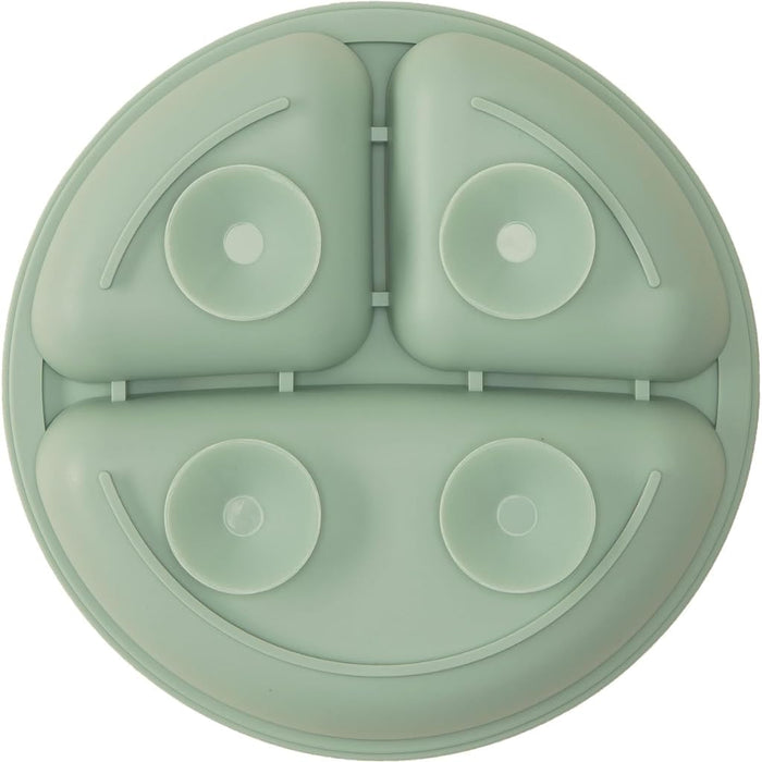 Buba Silicone Plate with Suction Cup - Green - Preggy Plus