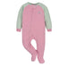 Gerber 2-Pack Baby & Toddler Girls Green Rainbow Fleece Pajamas, 18 Months - Preggy Plus