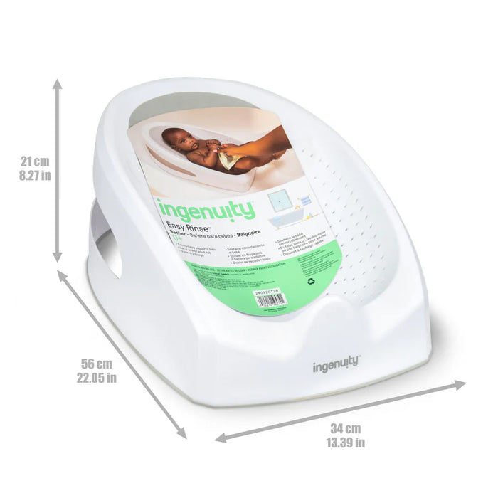 Ingenuity Easy Rinse Baby Bather - Grey