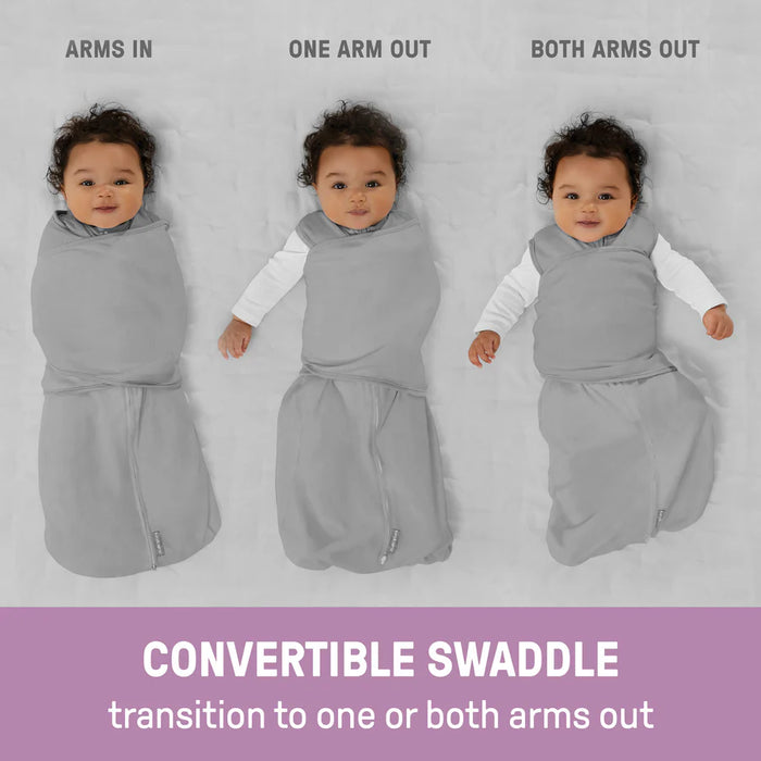 Swaddleme by Ingenuity Arms Free Convertible Swaddle - Happy Elephant, 3-6 Months - Preggy Plus