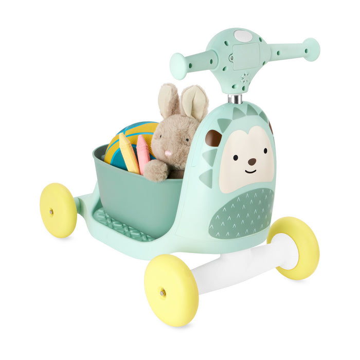 Skip Hop Zoo 3-In-1 Wagon/Ride On/Scooter Toy - Hedgehog - Preggy Plus