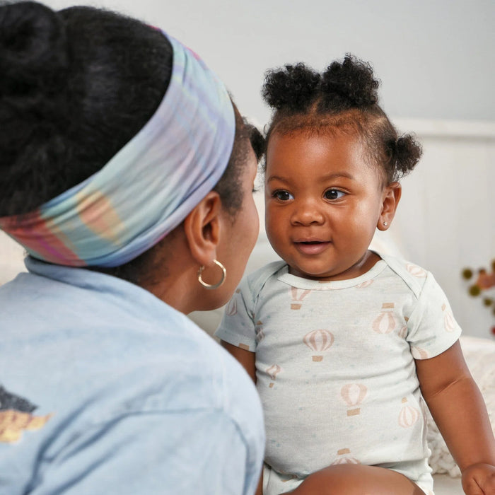 Gerber 2-Pack Baby Neutral Hot Air Balloon Short Sleeve Onesies® Bodysuits, 12 Months (625296 N01 NB5 12M) - Preggy Plus