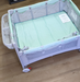 New, Assembled & Slightly Soiled Infanti Always Together Playard and Co-Sleeper, Mint - Preggy Plus