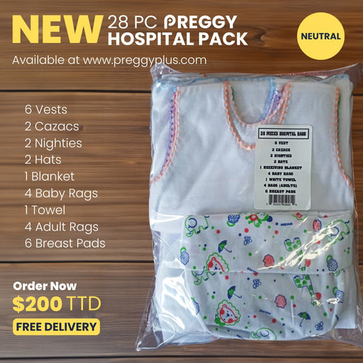 28-Piece Preggy Hospital Pack - Neutral - Preggy Plus
