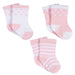 Gerber 3-Pack Baby Girls Stars Jersey Crew Socks (219333458 GRL NB5) - Preggy Plus