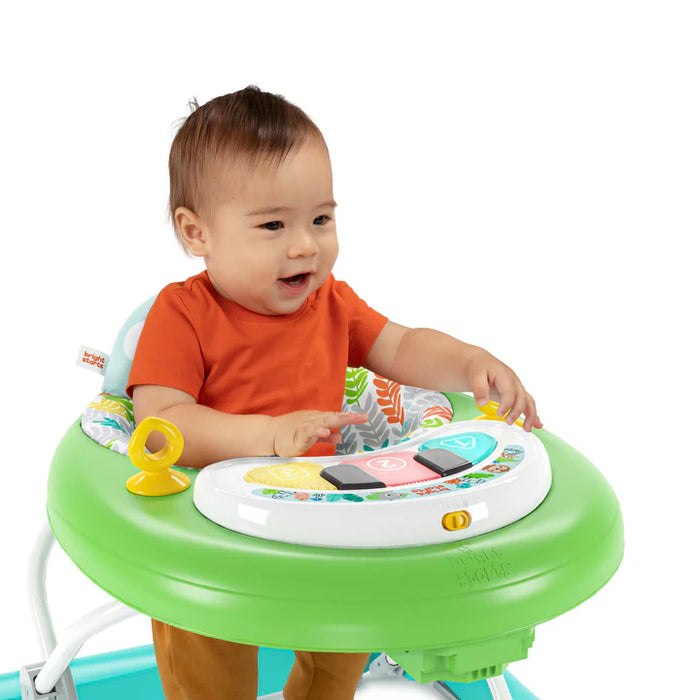 Bright Starts Tiny Trek Walker, Jungle Vines, 2-in-1 Walker