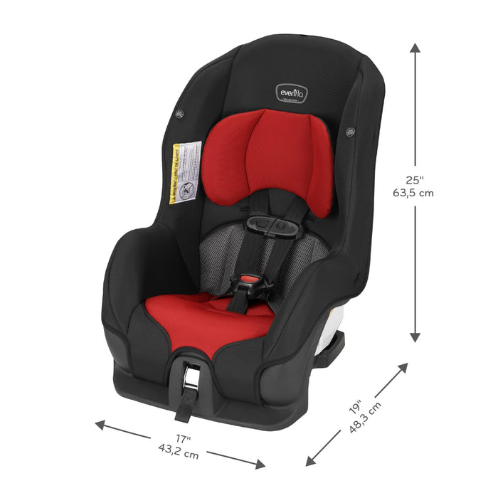Evenflo Tribute LX Convertible Infant to Toddler Car Seat (Jupiter Red)