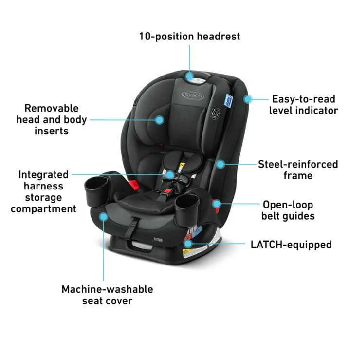 Graco TriRide™ 3-in-1 Car Seat - Kipling | Preggy Plus