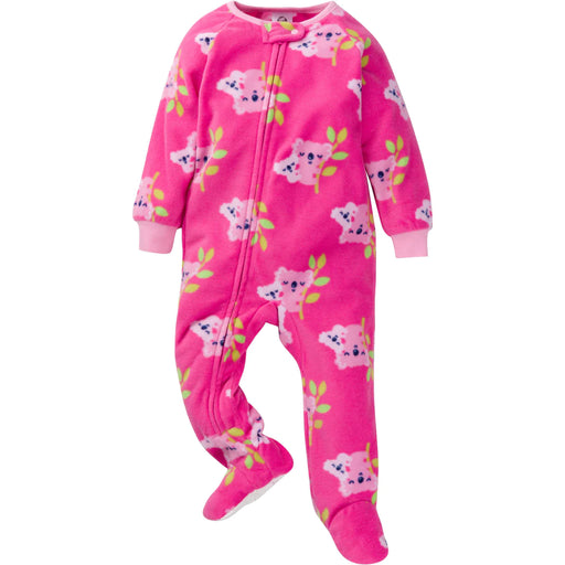 Gerber 2-Pack Baby & Toddler Girls Koala Fleece Pajamas, 3 - 6 Months - Preggy Plus