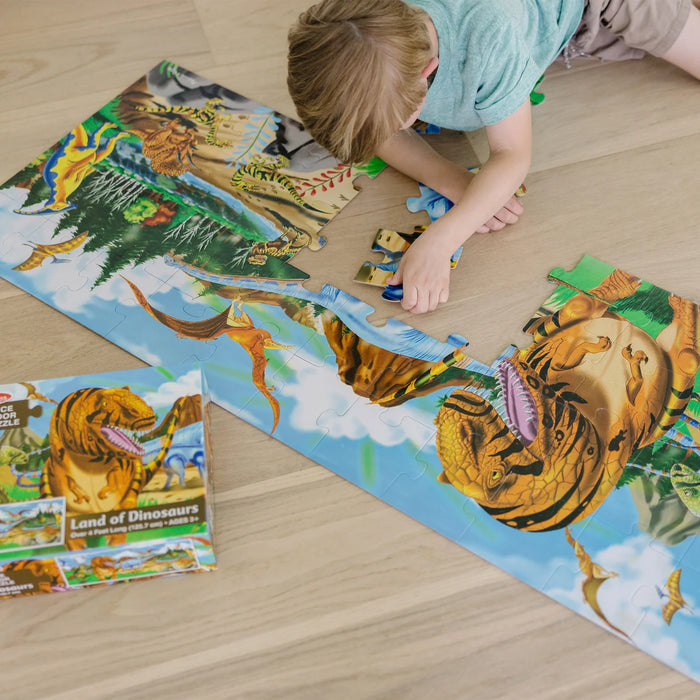 Melissa & Doug Land of Dinosaurs Floor Puzzle - 48 Pieces