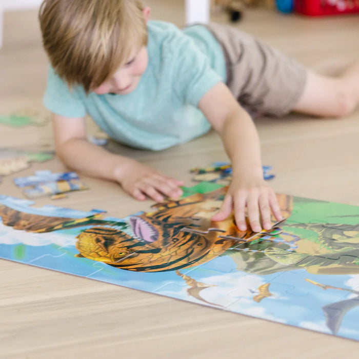 Melissa & Doug Land of Dinosaurs Floor Puzzle - 48 Pieces