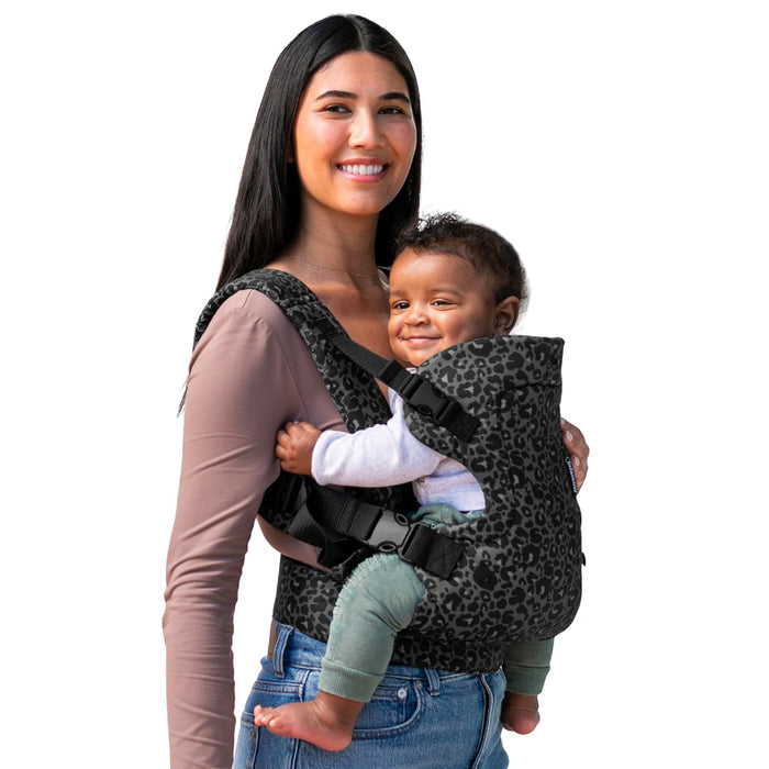 Infantino Flip 4-in-1 Convertible Carrier - Black & Grey Leopard