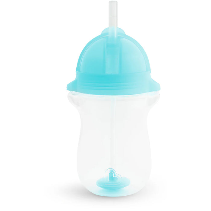 Munchkin Any Angle™ Click Lock® Weighted 10oz Straw Cup - Light Blue