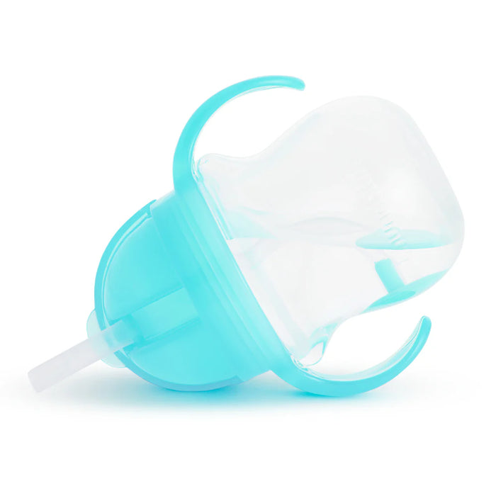 Munchkin Any Angle™ Click Lock® Weighted 7oz Straw Trainer Cup - Light Blue