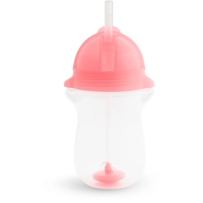 Munchkin Any Angle™ Click Lock® Weighted 10oz Straw Cup - Light Pink