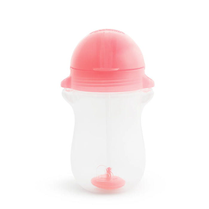 Munchkin Any Angle™ Click Lock® Weighted 10oz Straw Cup - Light Pink