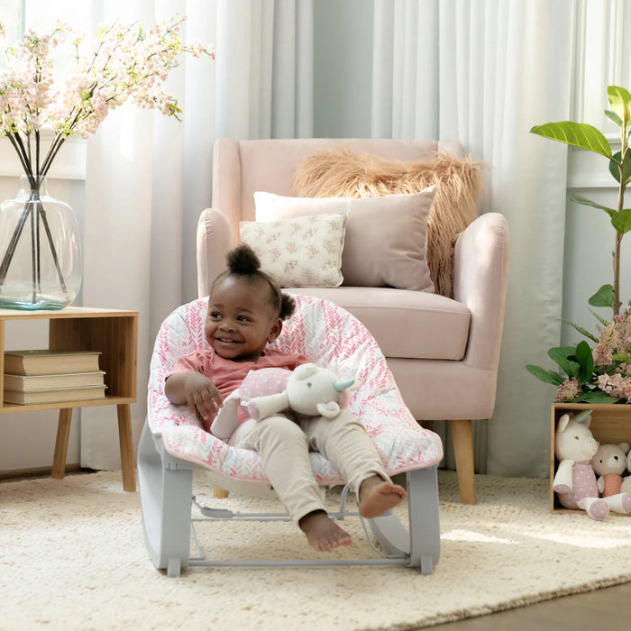 Ingenuity Keep Cozy 3-in-1 Grow with Me Bouncer & Rocker - Lily - Preggy Plus