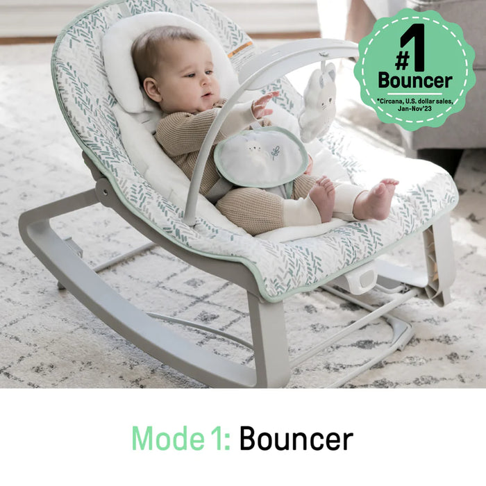 Ingenuity Keep Cozy 3-in-1 Grow with Me Bouncer & Rocker - Lily - Preggy Plus