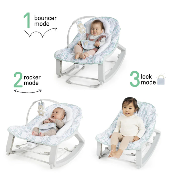 Ingenuity Keep Cozy 3-in-1 Grow with Me Bouncer & Rocker - Lily - Preggy Plus