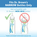 Dr Brown's Level 4 Narrow/Standard Silicone Nipples (2-Pack) - Preggy Plus