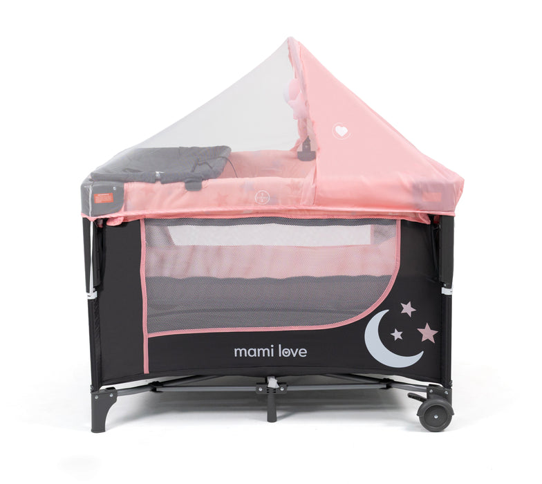 Mami Love Madison Multi-Function Playard & Co-Sleeper – Pink