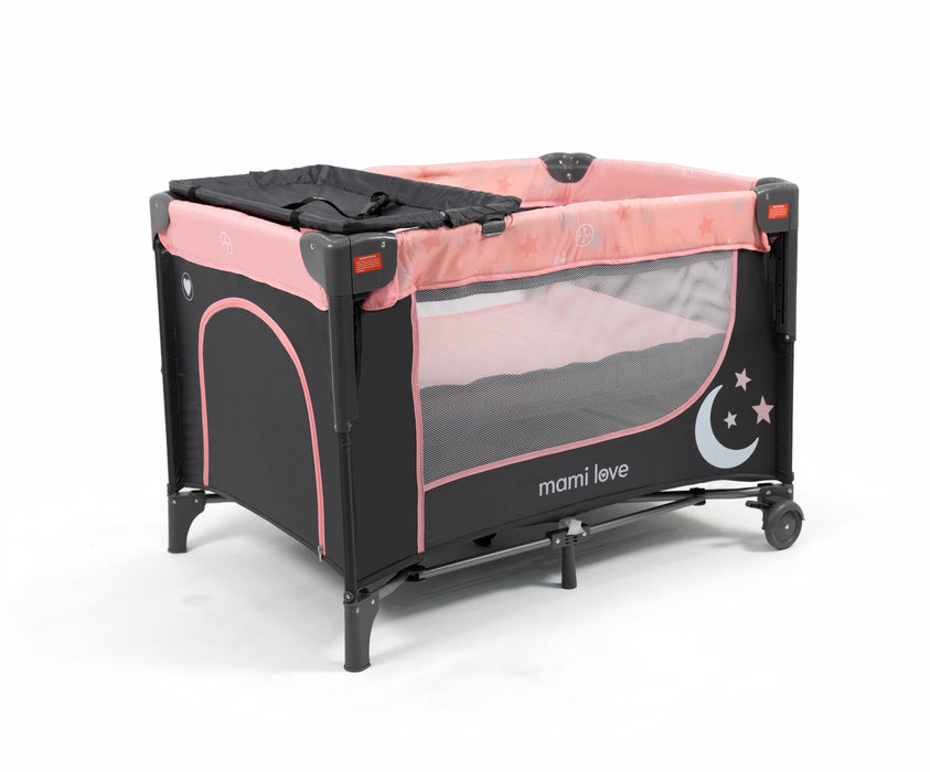 Mami Love Madison Multi-Function Playard & Co-Sleeper – Pink