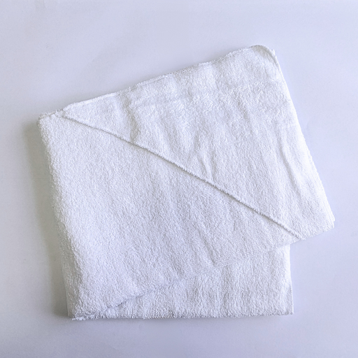 Baby Towel (Hooded), White - Preggy Plus