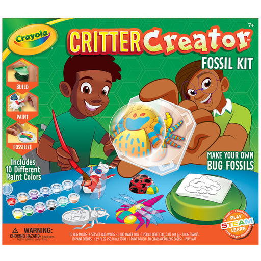 Crayola Critter Creator Metallic Bug Fossil Kit for Kids - Preggy Plus