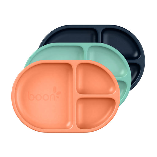 Boon CHOW™ Silicone Divided Plate Set - Mint - Preggy Plus