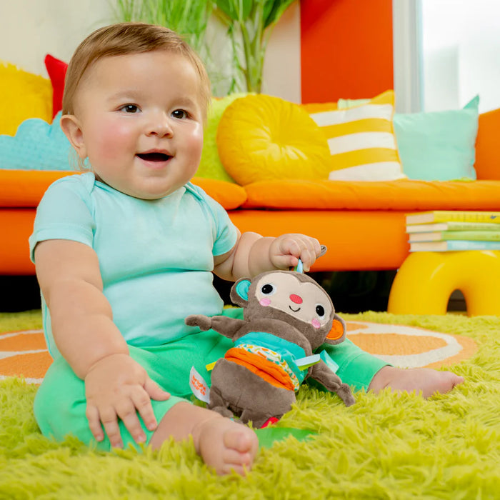 Bright Starts Pull, Play & Boogie Musical Activity Toy - Monkey - Preggy Plus