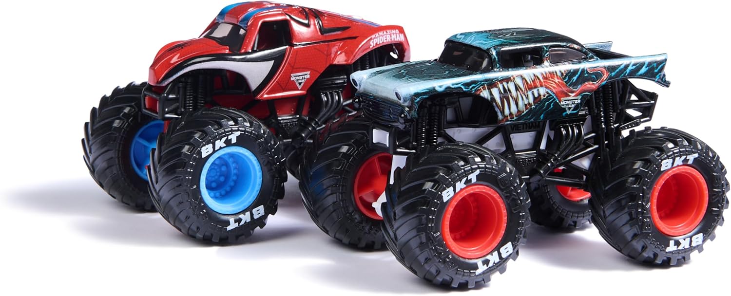 MNJ Monster Jam 2-Pack - Venom vs The Amazing Spider-Man