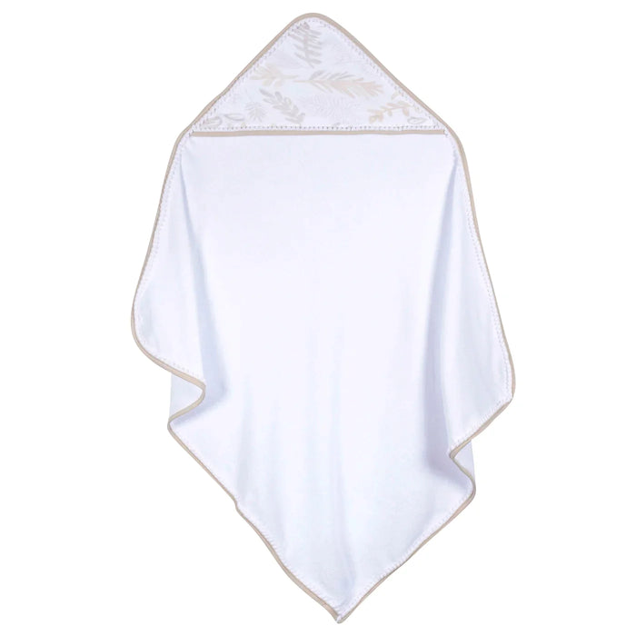Gerber 3-Piece Baby Neutral Natural Leaves Hooded Towel (1371431DA N01 OSZ) - Preggy Plus