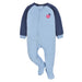 Gerber 2-Pack Baby & Toddler Girls Navy Floral Fleece Pajamas, 6 - 9 Months - Preggy Plus