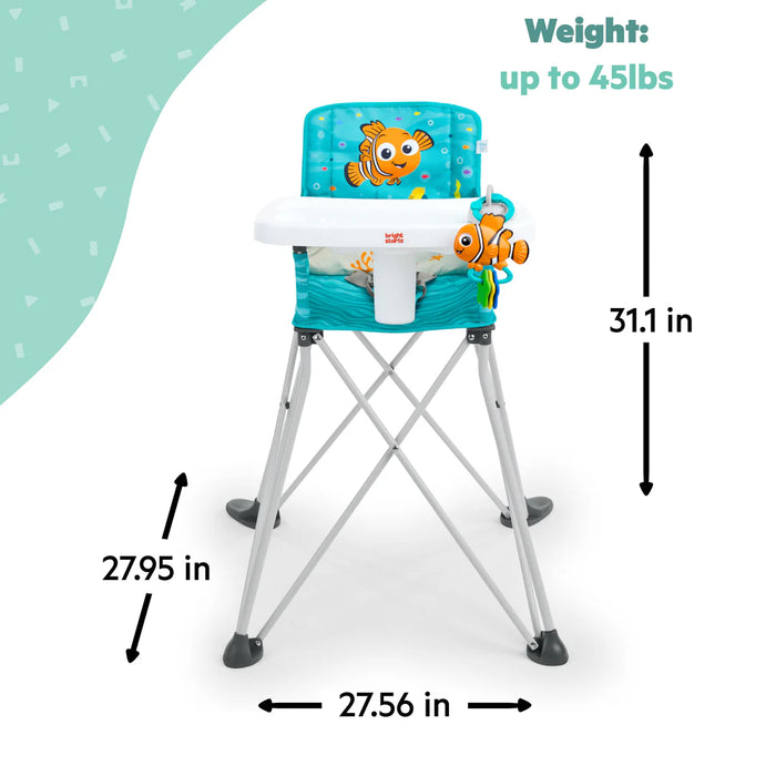 Bright Starts Disney Baby Finding Nemo Pop N Dine Portable High Chair