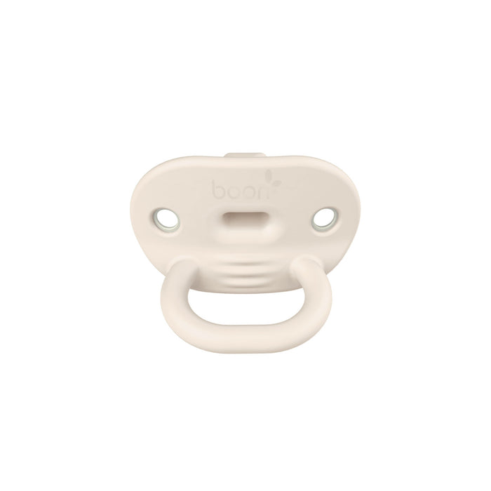 Boon Jewl Orthodontic Silicone Stage 2 Pacifier -Neutral (Pack of 2) - Preggy Plus