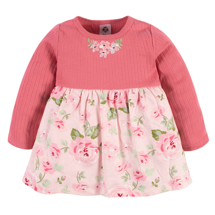 Gerber 2-Piece Baby & Toddler Girls Flower Dress & Legging Set - 24 Months (22901206Y G04 INF 24M)