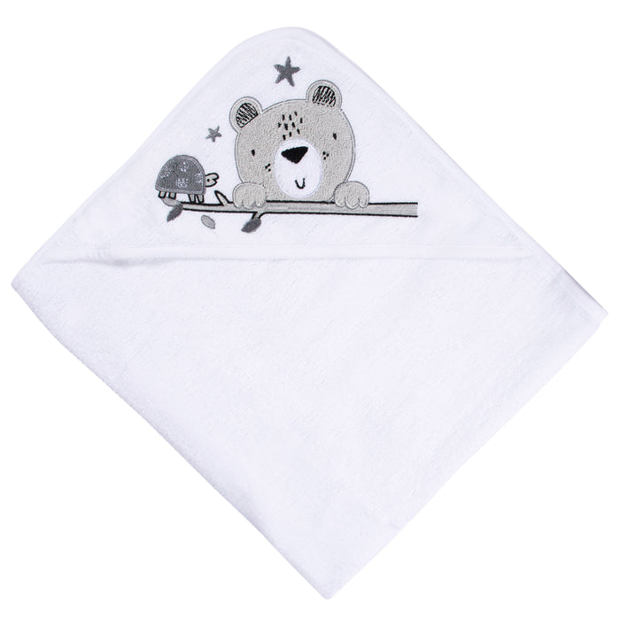 Gerber 2-Pack Baby Boys Bear Hooded Towels (345322030 B01 OSZ)