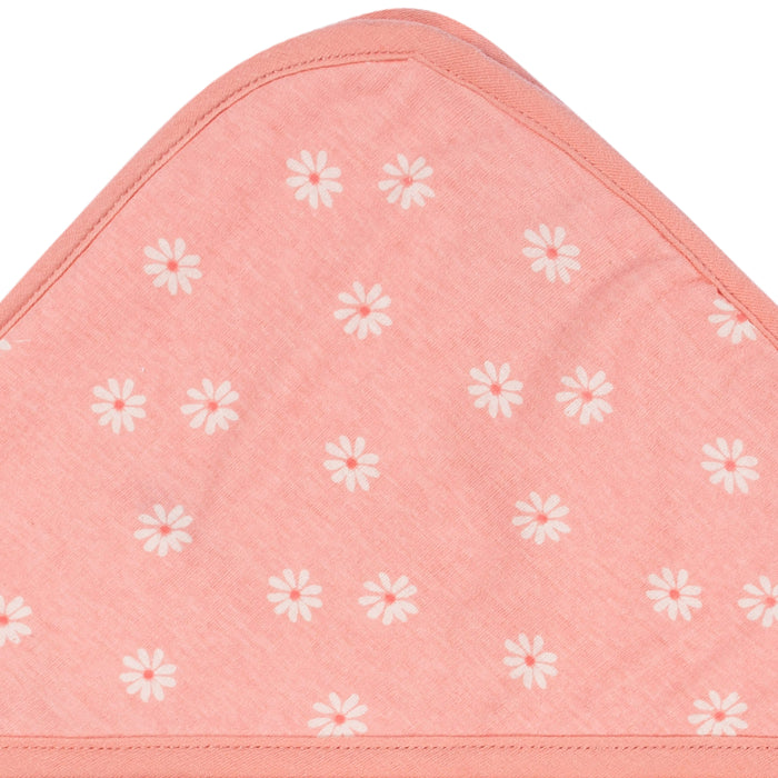 Gerber 2-Pack Baby Girls Kitty Floral Hooded Towel Set (345322030 G01 OSZ)