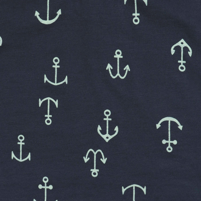 Gerber 2-Piece Baby Boys Anchor T-Shirt and Shorts Set, 6-9 Months (434367 B02 NB4 6/9)