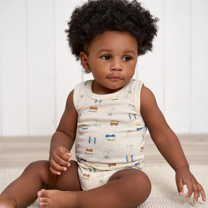 Baby Boy Gerber Baby Bodysuit Gerber® 4-Pack Baby Boys Surfer