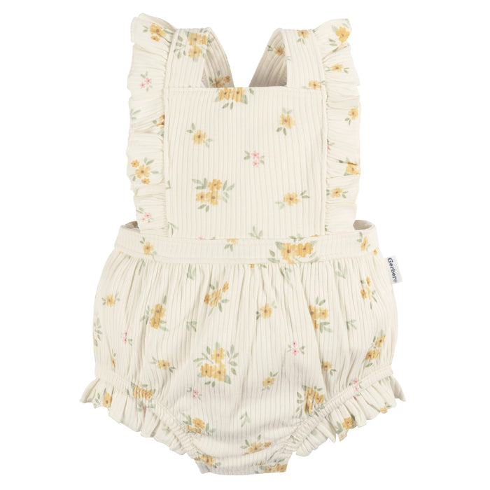 Gerber Baby Girls Bouquets Bubble Romper, 24 Months (431927 G02