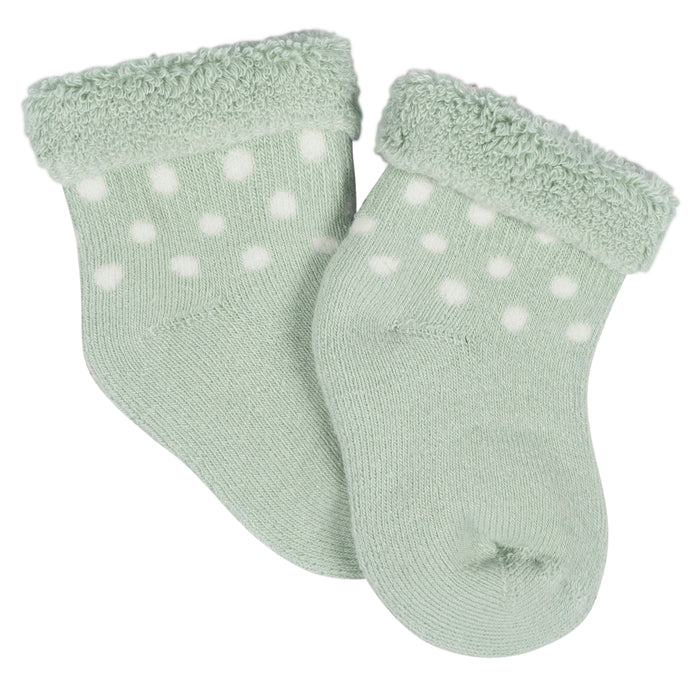 Gerber 3-Pack Baby Girls Ballerina Socks, 12 Months (473335 G01 NB3 12M)