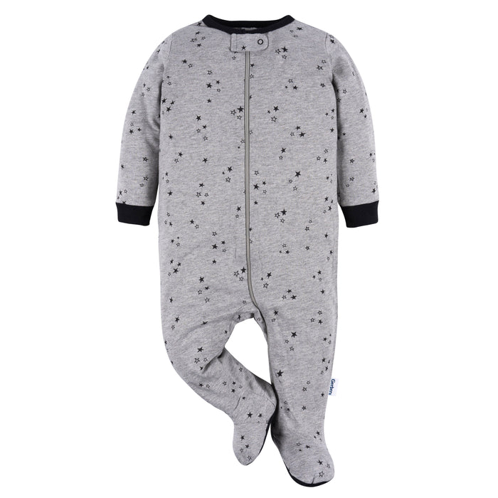 Gerber 2-Pack Baby Boys Space Sleep n Play Pajamas, 0-3 Months (473035 B04 NB5 0/3) (Copy)