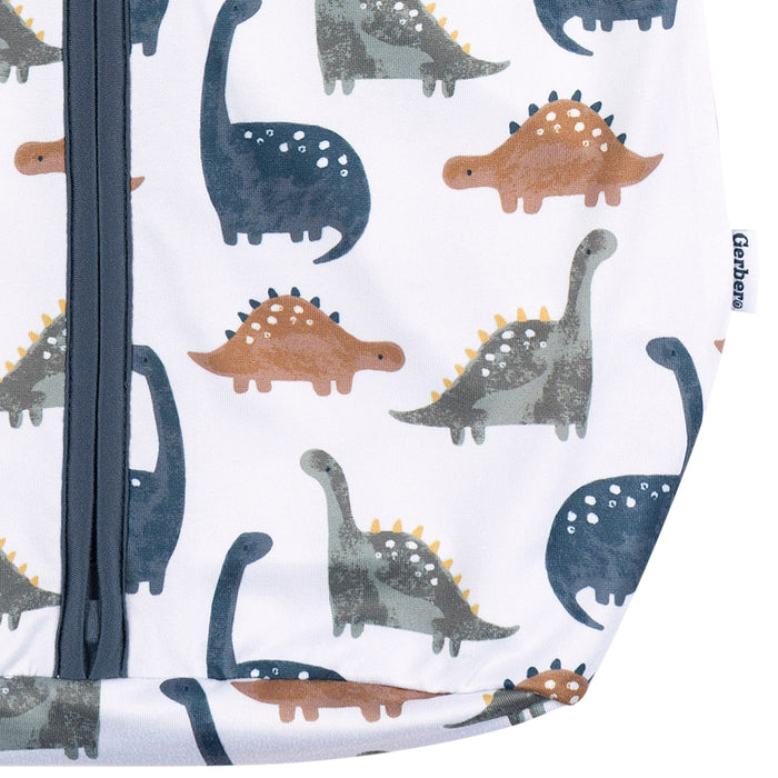 Gerber Wearable Blanket Sleep Sack - Dino Time, 0-6 Months (469031 B03 0/6)