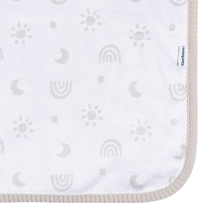 Gerber Plush Neutral Baby Blanket Boho Rainbow (468791 N01 OSZ)