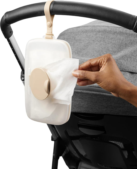 Skip Hop Grab & Go Snug Seal Wipes Case, Oat - Preggy Plus