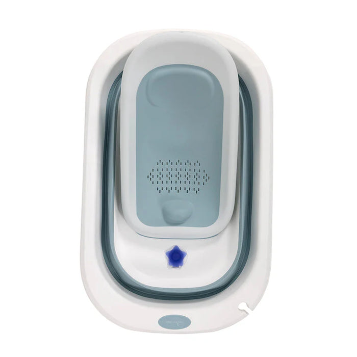 Premium Baby Collapsible Bathtub - Sky Blue