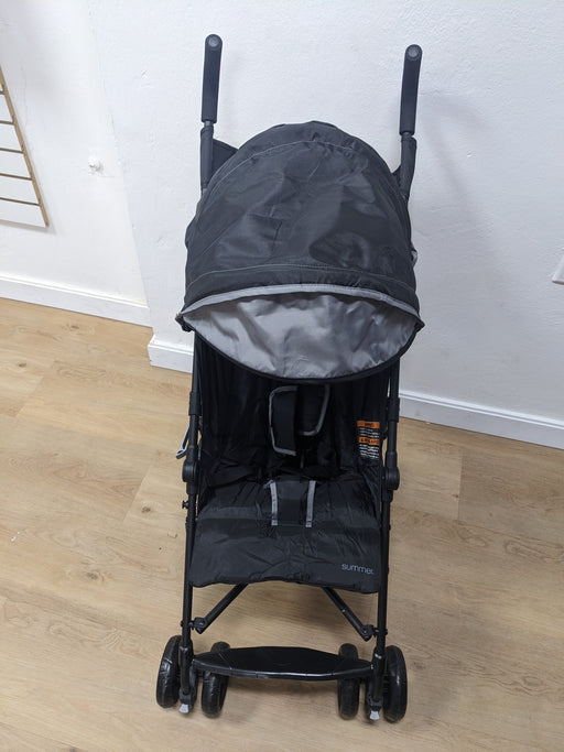 NEW & ASSEMBLED Summer Infant 3Dmini® Convenience Stroller (Black/Gray) - Preggy Plus